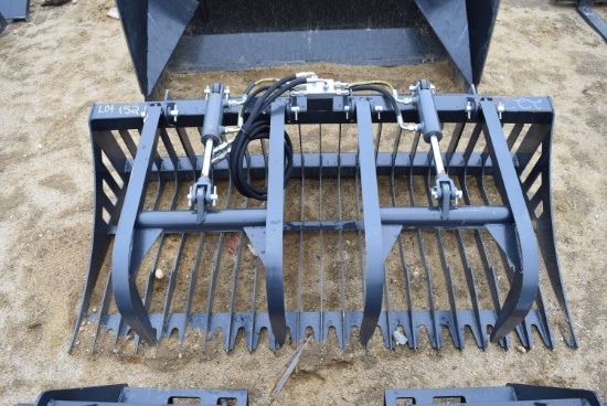 NEW JCT Skid Steer Mounted 72 Inch Rock Grapple