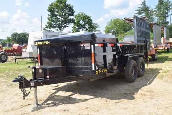 2022 Griffin GT-714 Dump Trailer 7X14