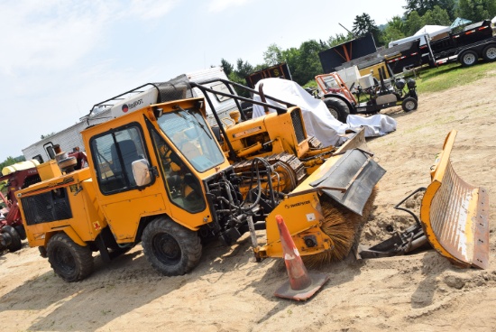 Trackless MT5T with Sweeper and Blade