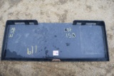 Tomahawk Universal Mount Skid Steer Plate
