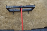 NEW  Kivel Skid Steer Hay Bale Spear Attachment