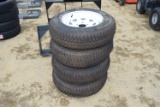 NEW Set of Top Pioneer ST-Trail ST205/75D15 Tires on Rims