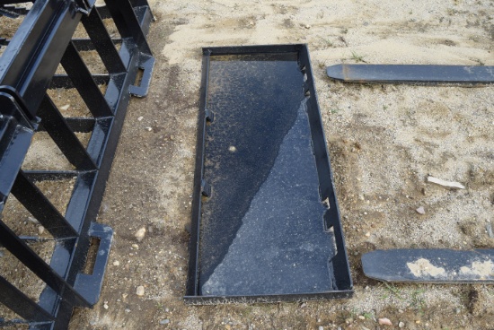 NEW Kivel Quick Attach Skid Steer Plate