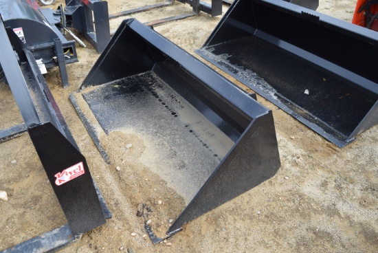 NEW 60 Inch Kivel Skid Steer Bucket