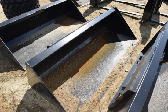 NEW 72 Inch Kivel Skid Steer Bucket