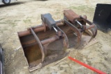 Bobcat 72 Inch Flat Bottom Grapple