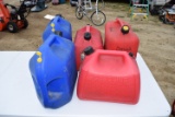Lot of 5 Diesel/Kerosene Cans