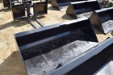 NEW 72 Inch Kivel Skid Steer Bucket