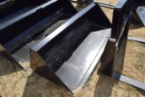 NEW 72 Inch Kivel Skid Steer Bucket