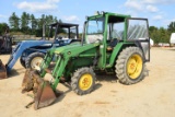 John Deere 1070 with Bucket and Backhoe