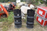 Set of 8 6.75X16.5 Outer Wheel Trackless Vehicles LTD