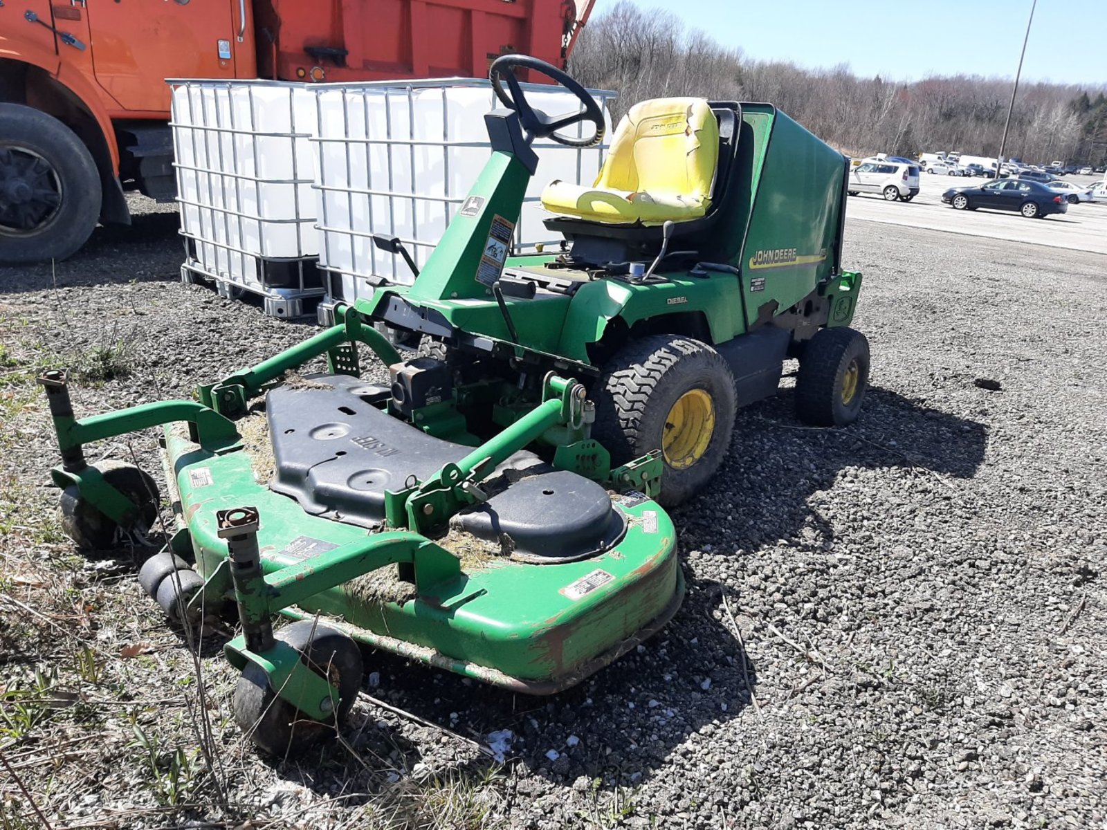 John deere f735 diesel engine outlet