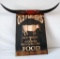 Vintage farm market sign with bull horns