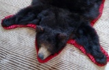 Very nice black bear rug