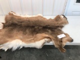 Deer and cow hides