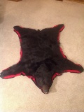 Black bear rug 84 inches long
