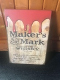 Maker's Mark Whisky Wooden Sign