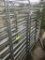 Bakery Rack on casters, stainless, approx 72 inches tall