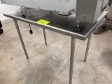 24 inch x 42 inch Stainless Steel Table