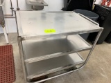 28 inch x 38 inch Stainless Steel Cart