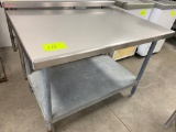 30 inch x 48 inch Stainless Steel Table