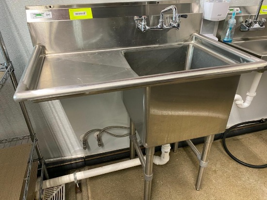Single tub stainless sink