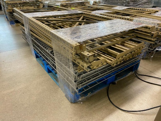 Pallet of keyhole racking