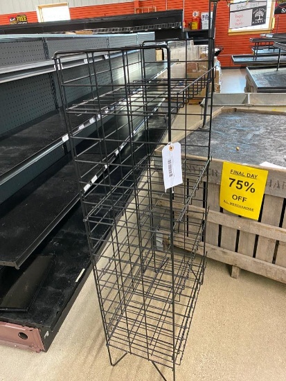 Wire display shelf