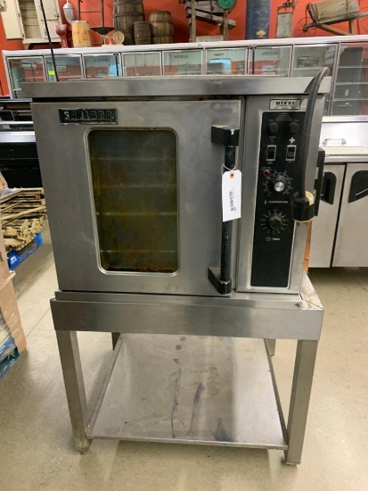 Electric convection oven, on stand