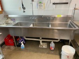 3-tub Stainless Sink