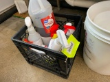 Lot of cleaning supplies