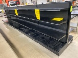 Double sided gondola shelving