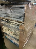 pallet of gondola shelving