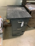 Metal 2 drawer file cabinet