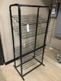 Metal display shelf