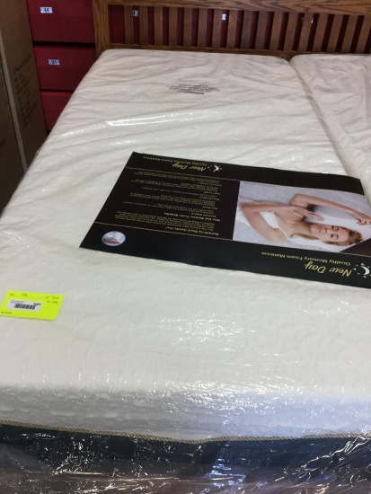 12" Twin Extra Long New Day Memory Foam Mattress Only