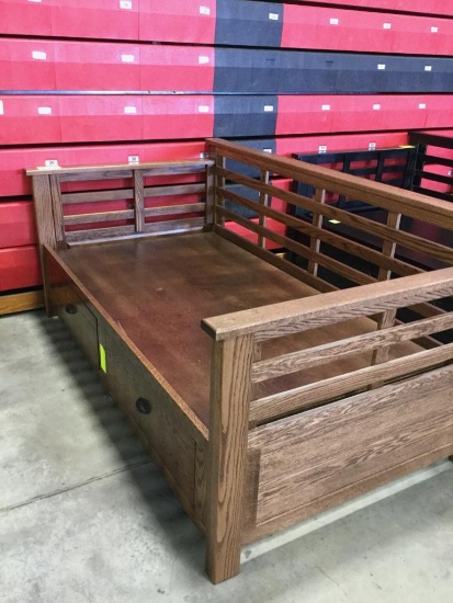 OakTwin Daybed Only with 2 Drawers