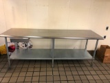 8' Stainless Table