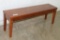 #2177 Cherry Shaker Bench with Michaels 113 stain