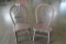 #2207 Set of 2 child's chair brown maple with driftwood low sheen stain