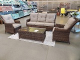 #2063 Jessica 4-Piece Outdoor Wicker Patio Set