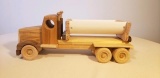 #2151 Wooden Straight Truck and Side Dump Trailer