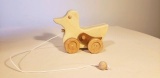 #2168 Wooden Duck Pull Toy