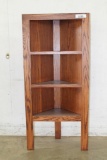 #2235 Corner Shelf oak 22