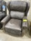 Brownish Black Leather Recliner