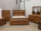 5 pc. QSWO King Bedroom Set Stain: Copper