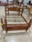 Queen Oak Wrap Around Bed Only