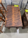 Rough sawn side table 26 1/2