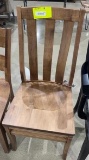 Brown Maple side chair Stain: FC 42000 Almond