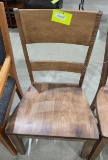 Brown Maple side chair Stain: FC 42000 Almond